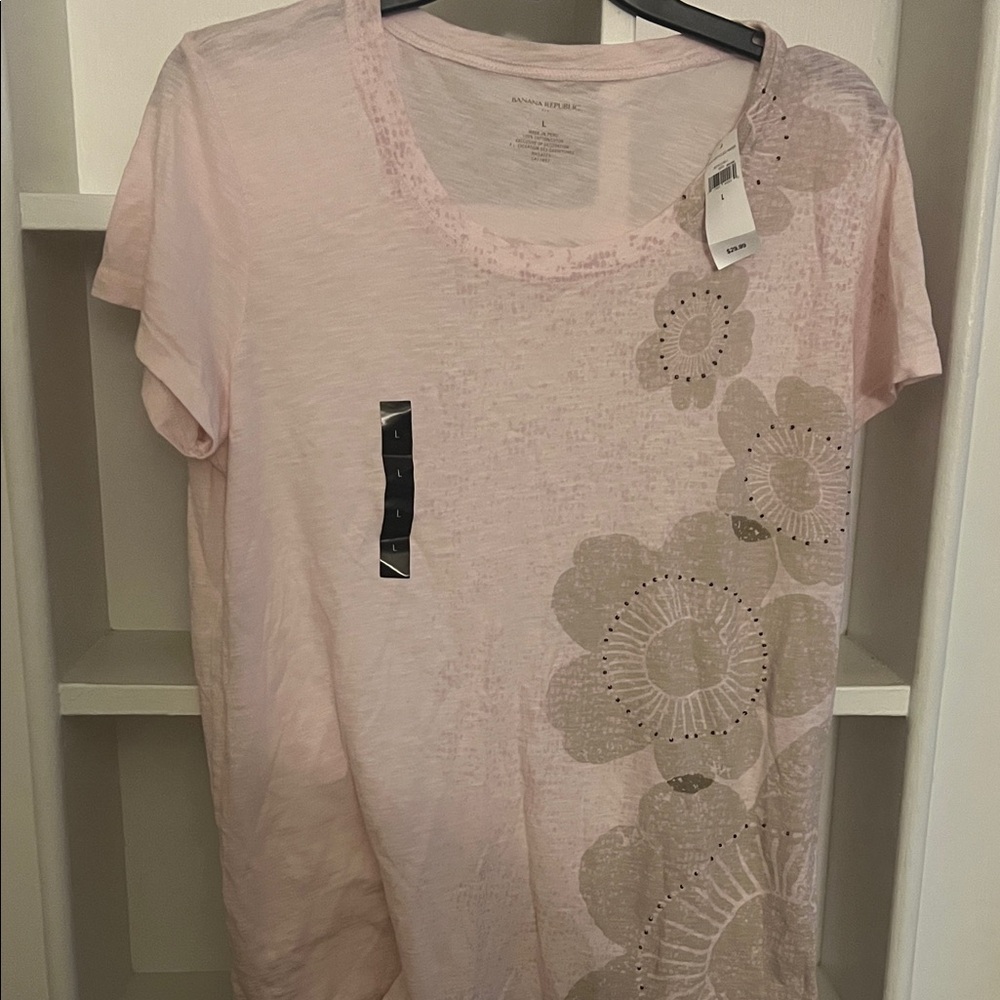 Banana republic Pink Floral Women's Top